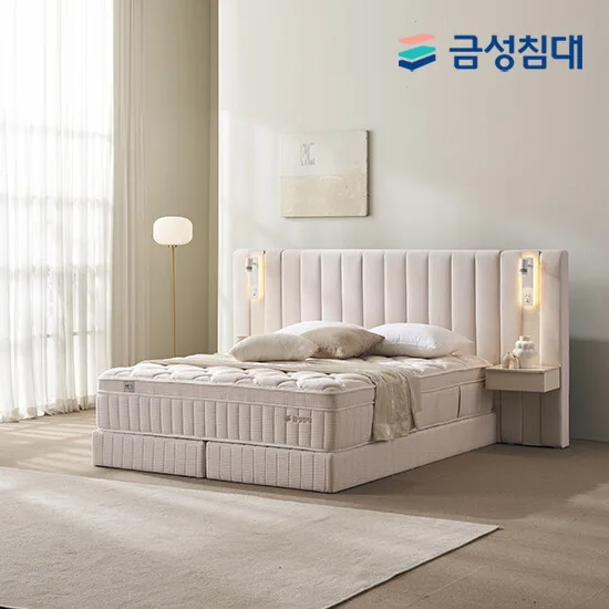 [금성침대] 루미에르 호텔형 침대 프레임+매트리스+패널1 퀸Q